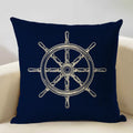 Ljojo Marine Cotton Fish Cushion Cover 45x45CM Square Home Decor Pillow Case
