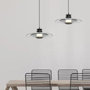 Modern Glass Flying Saucer LED Pendant Light Chandelier for Dining Room by Ljojo