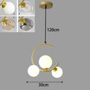Modern Glass LED Chandelier Pendant Lamp for Living Room Dining Room Bedroom by Ljojo