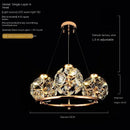 Crystal Pendant Light for Luxury Living Room - Dandelion Design | Ljojo