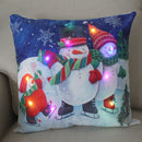 Ljojo LED Christmas Pillow Cover for Festive Holiday Decor
