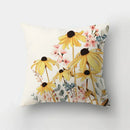 Deer Animal & Natural Leaves Cushion Cover by Ljojo - Home Decoration