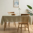 Geometric Cotton Tablecloth by Ljojo: Checkered Kitchen, Wedding & Holiday Decor