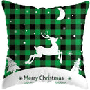 Cute Santa Claus Snowman Print Pillowcase for Ljojo Christmas Party Decor