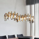 Ljojo Luxury Crystal Chandelier with LED Lighting for Living Room Décor