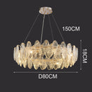 Ljojo Luxury Crystal Living Room Chandelier | Modern Dining Room Pendant Lamp Fixtures