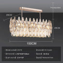 Crystal Villa Chandelier Long Stairway Light Luxury Modern Ljojo