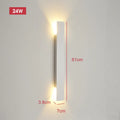 Ljojo 18W LED Waterproof Black Wall Lamp for Bedroom and Outdoor Lighting