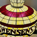 52CM European Style Stained Glass Chandelier - Swensens Ice Cream Restaurant Lighting - E27 Large Bulb