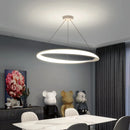 Nordic Modern Hanging Ljojo Pendant Lamp Circular Ring Minimalist Dining Room Lighting