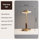 Ljojo Modern LED Brass Walnut Chandelier | Stylish Pendant Lamp for Restaurant Living Room