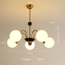 Luxury Retro Glass Chandelier for Living Room by Ljojo | French Home Decor Indoor Lighting