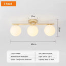 LED Glass Ceiling Light Modern Milk White Ball Fixture for Bedroom Living Room by Ljojo