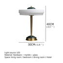 Ljojo Marble Table Lamp: Elegant LED Desk Light for Home Decor & Bedroom