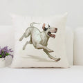 Bull Terrier Art Anime Pillow Cover 40x40 Ljojo Home Decor Throw Pillow