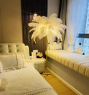 Nordic Feather Floor Lamp Personalized Creative Ostrich - Ljojo