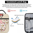 Ljojo Minnie Mouse Insulated Lunch Bag for Girls - Cute School Picnic Food Storage