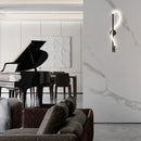 Minimalist LED Wall Lamp Shaped Line Art Decor Lights for Modern Living Room by Ljojo