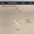 Ljojo Minimalist Duplex LED Chandelier for Living Room, Restaurant, Villa Hall