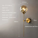Nordic Glass Ball Wall Lamps by Ljojo - Modern Simple Lighting for Living Room and Bedroom