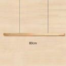 Ljojo Minimalist Walnut Wood Chandelier Pendant Light for Home Room Decoration