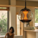 Modern Glass Pendant Lights for Bedroom Dining Room by Ljojo - Stylish Night Lighting Décor