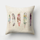 Ljojo Minimalist Spring Tree Landscape Pillow Cover - Bear Penguin Cartoon Animal Pillowcase