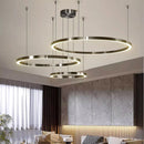 Pendant Light Fixture Modern Minimalist Circular Ring Design by Ljojo