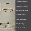 Italian Crystal Pendant Light: Full Spectrum Luxury Dining Bar Chandelier - Ljojo