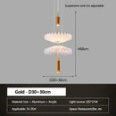 Minimalist Chandelier Light Pleated Restaurant Pendant Lamp - Ljojo