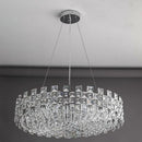 Ljojo Luxury Crystal Chandelier Pendant Light for Living Room - Modern Elegant Ceiling Lighting