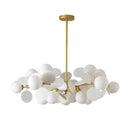 Nordic Glass Led Chandelier - Elegant Living Room & Bedroom Decoration Lighting - Ljojo