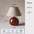 Chestnut Glass Table Lamp LED E27 | French Medieval Cute Atmosphere Designer Desk Lights