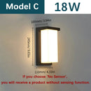 Ljojo LED Wall Light Motion Sensor Waterproof Outdoor Modern Home Garden Decor