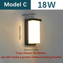 Ljojo LED Wall Light Motion Sensor Outdoor Waterproof Modern Home Garden Fixture