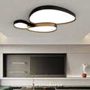 Ljojo Modern Minimalist LED Ceiling Lamp Black White Light Home Creative Indoor Lighting