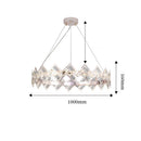 Ljojo Modern Crystal LED Chandelier Pendant Lighting for Dining Living Room Home Decor