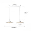 LED Pendant Light Horn Shaped Minimalist Chandelier for Living Dining Table - Ljojo