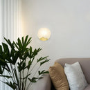 Chinese Style Marble Wall Lamp Light Luxury Copper Bedroom Bedside Study Ljojo