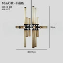 Ljojo LED Pendant Light Glass Hanging Chandelier for Living Dining Room Bedroom Decor