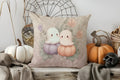 Cute Ghost Reading Book Cushion Cover for Sofa Bedroom Car by Ljojo