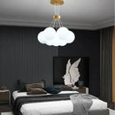 Ljojo Magic Bean Nordic Cream Chandelier - Modern Bedroom Lighting