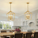 Ljojo Vintage Iron Pendant Light Modern Led Chandelier for Living Room Dining Bedroom Kitchen Island