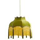 French Green Velvet Dining Room Chandelier Luxe Living Tassel Lamp by Ljojo