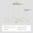 Ljojo LED Pendant Lights: Modern 2 Head Fixtures for Living Room, Bedroom, Hotel, Bar
