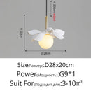 Ljojo LED Pendant Lights for Study Room, Bedroom, Bar, Living Room - Modern Indoor Chandelier