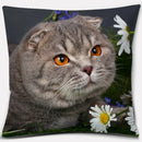 Cute Cat Series Pillowcase for Home Decor by Ljojo