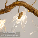 Nordic Wood Acrylic Bird Pendant Light Chandelier - Stylish LED Ceiling Lamp by Ljojo