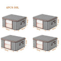 Ljojo™ Large Capacity Foldable Storage Box with Handles and Zipper