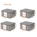 Ljojo™ Large Capacity Foldable Storage Box with Handles and Zipper